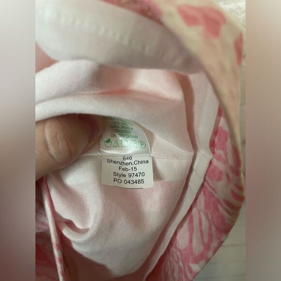 Lilly Pulitzer Kaylee Shift Dress Hubba Bubba Sea Cups Women’s Size 8 Cotton - Picture 6 of 8